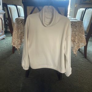 Gap fleece slight cowl neck